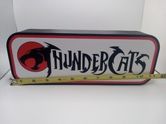 Retro Thundercats logo light box sign for vintage collection display Large 11 in