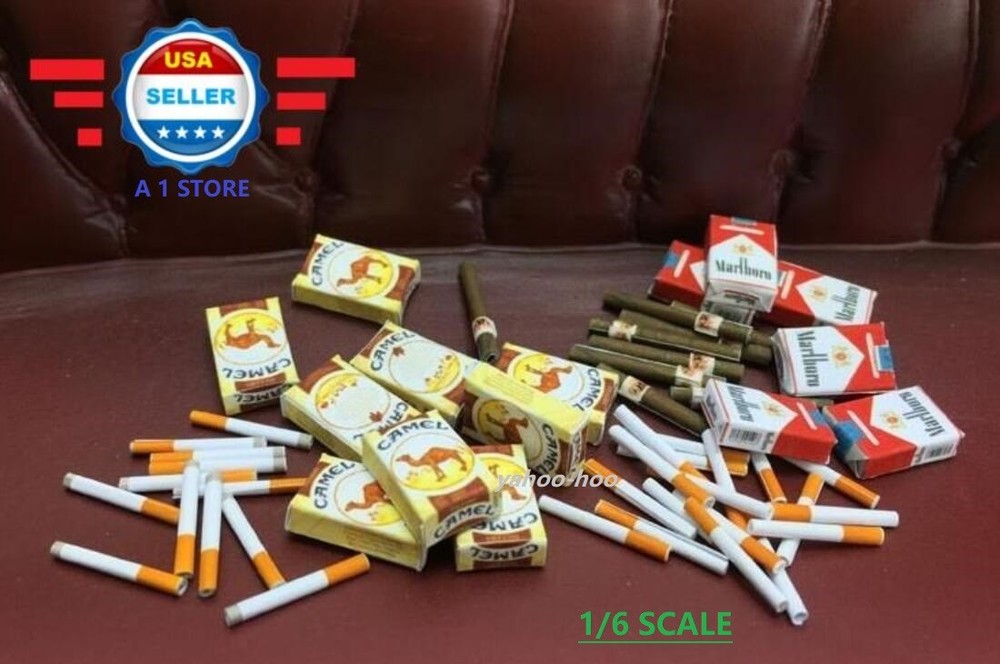 1/6 Scale Cigarette Pack Set Paper Model For 12″ Action Figure hot toys