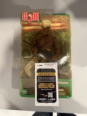 R Lee Ermey Signed Action Figure Unopened GI Joe JSA COA Inscribed Semper Fi