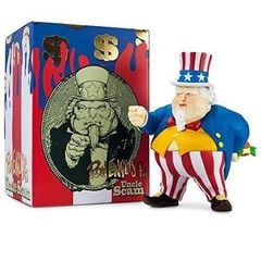 KidRobot UNCLE SCAM 8 Inch Vinyl Figure Red, White Blue Edition by Ron English