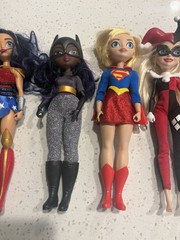 Nice Lot of 5 Mattel DC Super Hero Girls 11 Inch Doll Figure Free Ship in USA