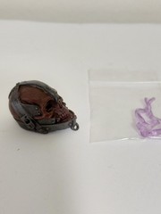Mythic Legions Barbarian Red Skull Mask Head 1.0 Body 1/12 6″ Fodder