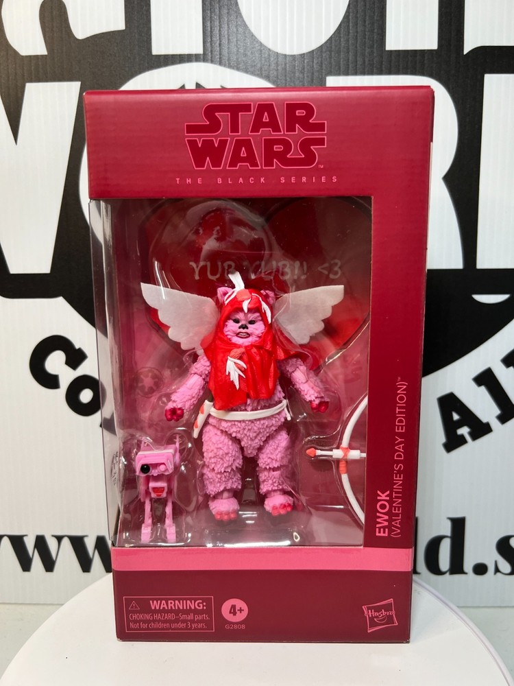Star Wars Black Series EWOK Valentines Day Edition Action Figure MIB Sealed
