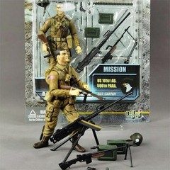 1/18 WWII US Military Soldier Action Figure, Articulated Collectible Model Toy