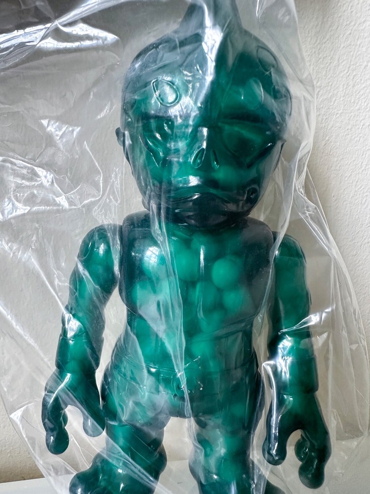 Real Head RxH Mutant Head Clear Green White BBs Sofubi Neo Kaiju Soft Vinyl