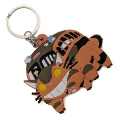 CATBUS DRIVING My Neighbor Totoro 1.5 in. Key Chain (Anime KeyChain Charm)