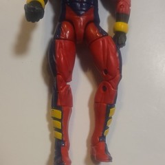 Marvel Legends X-Force Sunspot Action Figure 2020 Red Blue Yellow Black Plastic