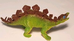 Stegosaurus Dinosaur Figure Green Yellow Red Toy Prehistoric Animal