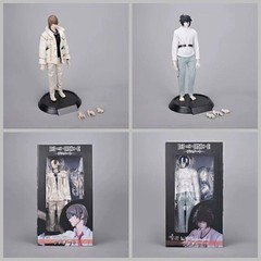 Death Note L Yagami Light 1/6 Action Figure Anime Model Toy Boxed Real Clothes