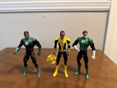 DC Direct Classics Mattel Green Lantern Red Black Yellow Lanterns Figures Lot