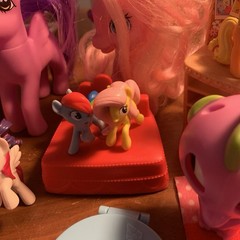 Lot Of 40+ My Little Pony MLP mini Figures Mixed Lot Various Sizes