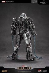1915-02: ZD TOYS IRON MAN 2: Whiplash 9″ Action Figure with Light Up Feature