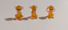 See No, Speak No, Hear No Evil Mini Monkey Figures – Fun Vending Prize Novelties