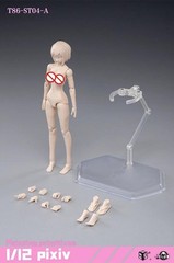 86TOYS T86-ST 1/12 Female Super Flexible Joint Body+Anime Head 6″ Action Figure