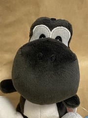 KPS Sanei Mario Yoshi’s Island DS 5” Black Yoshi Plush Toy Nintendo 2009