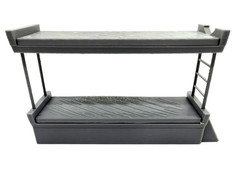 Custom Barrack Soldier Bunk Bed 1:12 1:18 Scale for 6″ or 4″ Figures 3D Printed