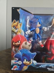 JAKKS Pacific Sonic the Hedgehog 3 Movie Action Figures 4-Pack (Lights Up!)