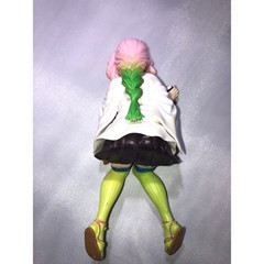Demon Slayer Mitsuri Kanroji Noodle Stoper Figure Love Hashira Anime PVC Sitting