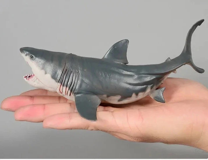 Great White Shark Animal Toy PVC Action Figure Doll Kids Toys Party Gifts