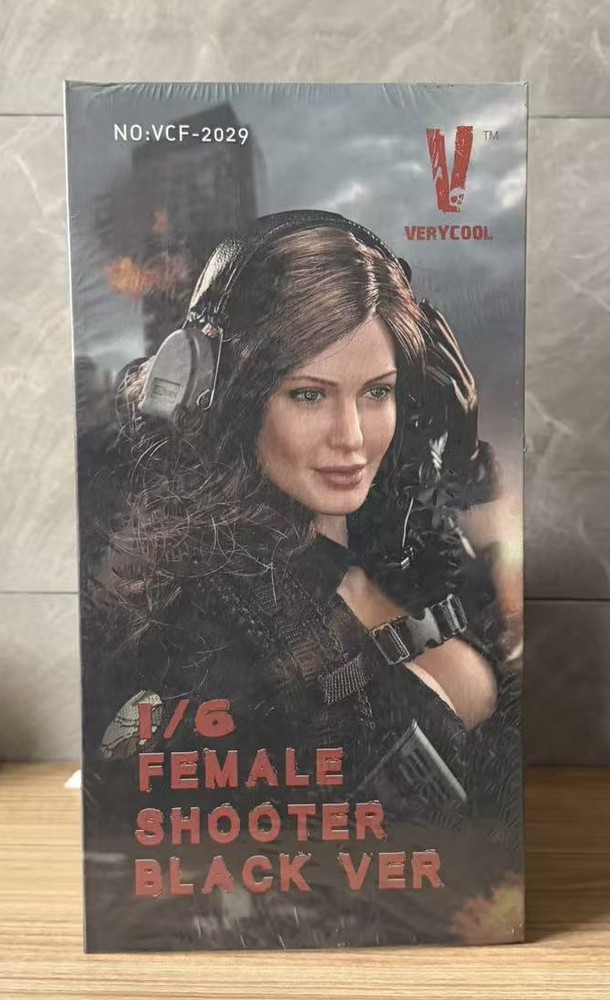 VERYCOOL VCF-2029 Female Shooter – Black Ver 1/6 Action Figure