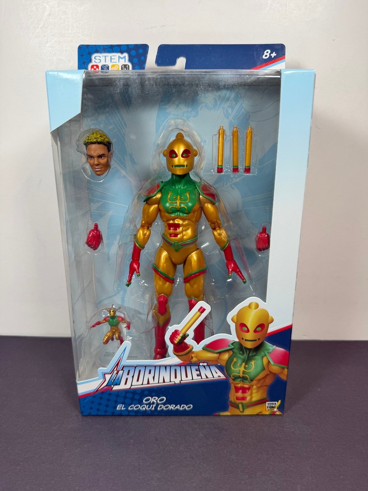 Boss Fight Studio LA BORNIQUENA Oro El Coqui Dorado 6″ Action Figure 1:12 Scale