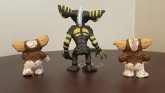 LJN Gremlins Gizmo & Stripe Action Figures Lot Vintage 1984 Plastic
