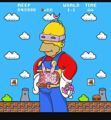 Homer Simpsons Be@rBrick 400% Medicom Toy