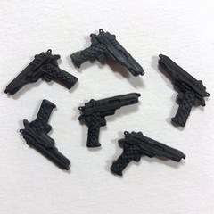 GI Joe 1987 Chuckles Black Pistol Reproduction Hasbro Factory Mold