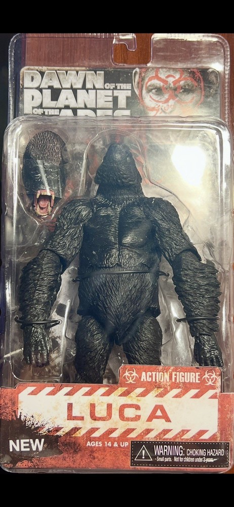 Dawn of THE PLANET OF THE APES action figure LUCA 2014 Caesar NECA Gorilla Ape