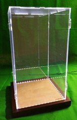10 x 10 x 18 Display Case for Hot Toy Figures 1/6 Scale, Statue, Doll, LED Light