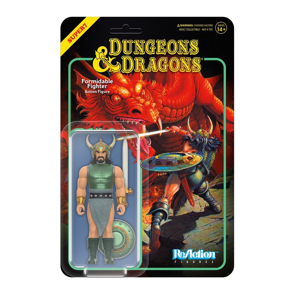 Formidable Fighter Dungeons & Dragons Super7 Reaction Action Figure