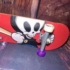 Tech Deck Fingerboard Blind Death Grim Reaper with Bat Figure Collector RARE