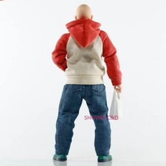 1/12 Custom Hoodie Pants Casual Clothes Set For 6” One Punch Man SAITAMA Figure