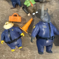 Zootopia Figures Lot Judy Hopps Nick Wilde Police Vehicle Jerry Flash+ OFFICIAL
