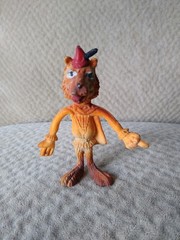 VINTAGE 1960’S BENDABLE ROBIN HOOD WOLF 3.5″ FIGURINE HONG KONG BENDY BENDIE