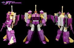 New FansToys FT-21 Berserk Blitzwing Triple Changers Action Figure Toy In Stock