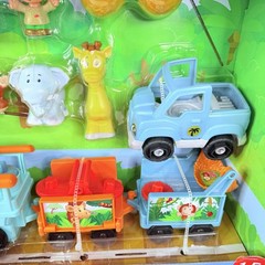Fisher-Price Little People Wildlife Train & Trek Gift Set Zoo Animal Lot