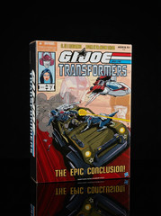Hasbro G.I. Joe Transformers Crossover The Epic Conclusion SDCC 2013 read