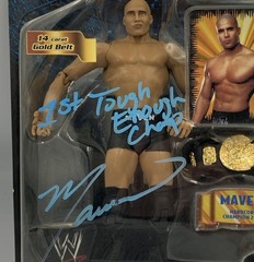 WWE 2002 Jakks MAVEN Signed & Inscribed Wrestling Figure Wrestlemania X8
