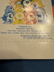 Vintage Care Bears 1982 American Greetings Small Backpack Travel Bag NOS