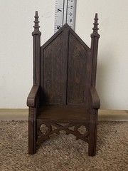 Custom Gothic Chair – Design 2 – for Mythic Legions or Savage Crucible
