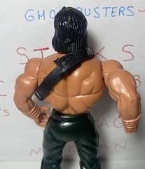 Vintage KO Bootleg John Rambo Action Figure With Belt Collectible E6 052G
