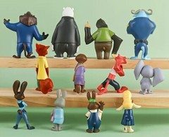 Zootopia ~ 12 pcs ~ Animals Action Figure ~ Sloth ~ Judy Hopps ~ Flash ~ Nick
