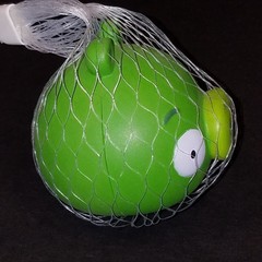 Angry Birds Stress Ball Pencil Topper Green Pig 3″ Foam Figure Rovio 2012 NEW