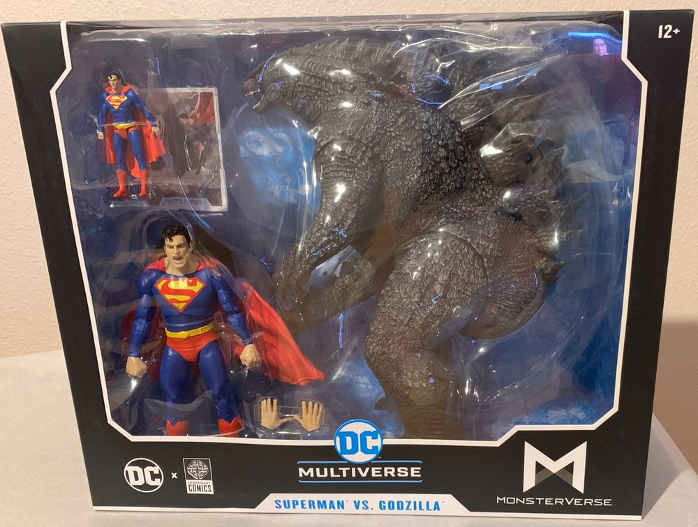McFarlane Superman vs. Godzilla (Justice League vs. Godzilla vs. Kong) 2-Pack DC