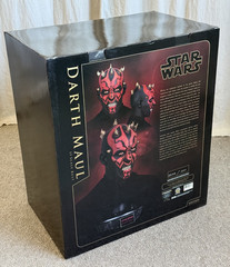 New, unopened Sideshow Collectibles DARTH MAUL Life-sized Bust 2006 Star Wars