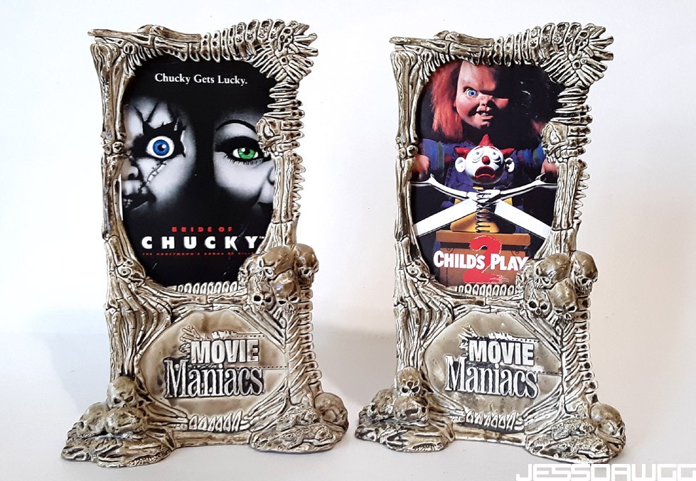 Movie Maniacs poster stands Bride of Chucky Childs Play 2 figure McFarlane Toys