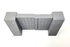 Lost Civilization Breach Ancient Ruin Gateway 1:18 or 1:12 Scale Diorama Gray