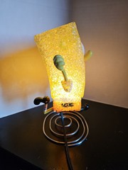 Nickelodeon SpongeBob Squarepants Electric Night Light Desk Lamp Plastic Resin