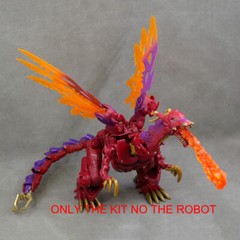 Upgrade Kit For Legacy Transmetal II Megatrn Replace Tail Knife Weapon